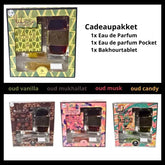 Cadeaupakket Parfum en Bakhour met luxe geurensets voor elke gelegenheid